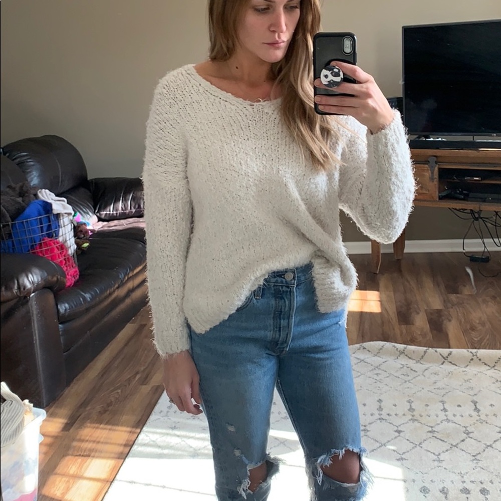 Altr’d State s/m cream sweater